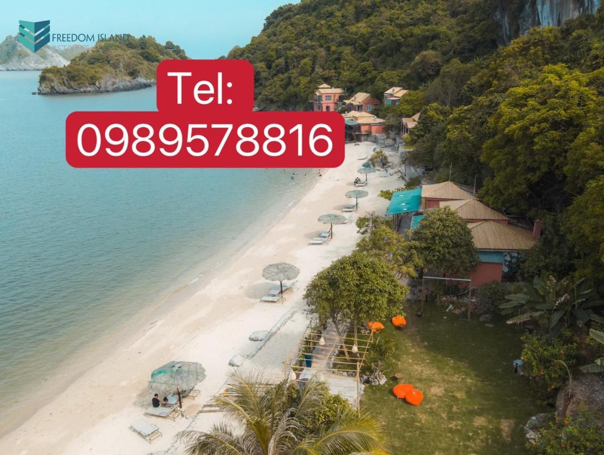 Catba Freedom Island Retreat Hostel Xuan Dam Luaran gambar